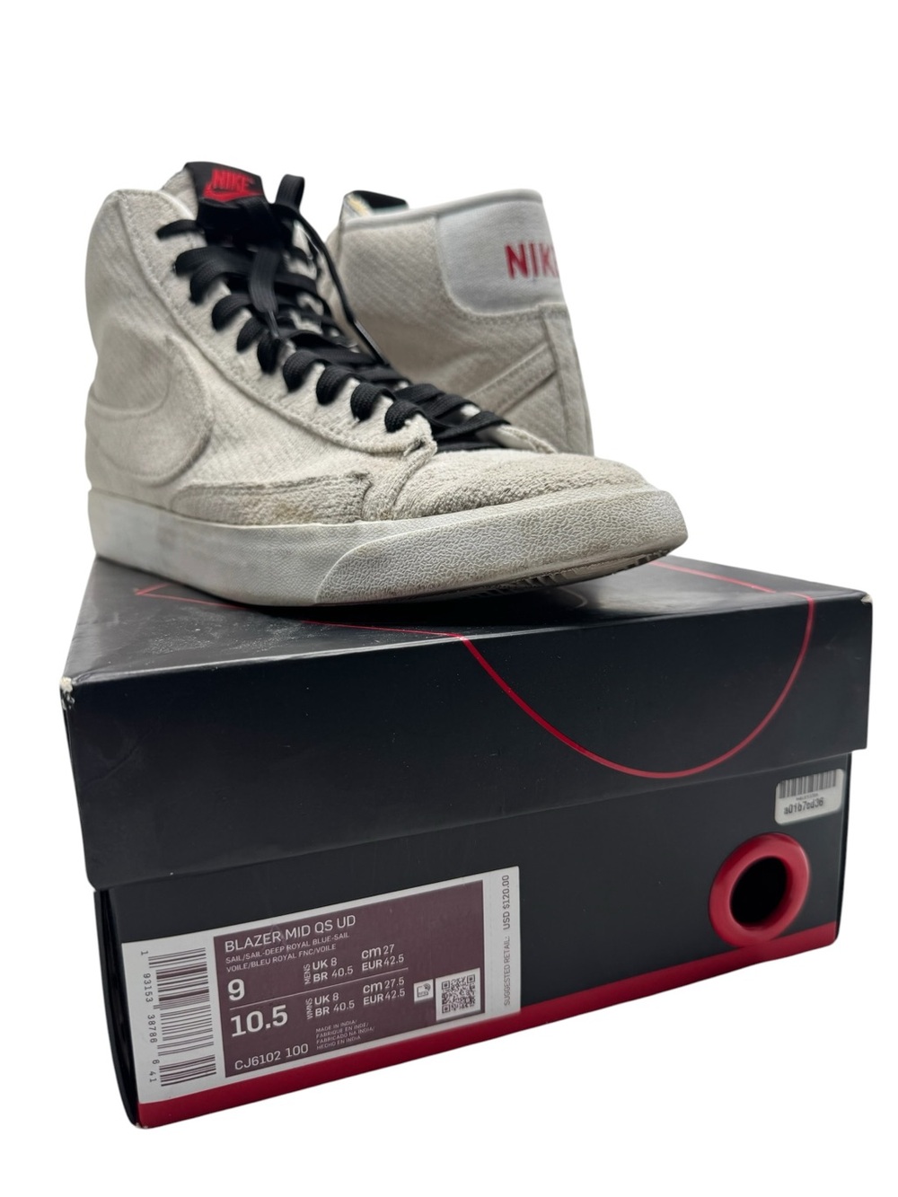 Nike x Stranger Things Blazer Mid QS Upside Down 2019 Mens Size 9
